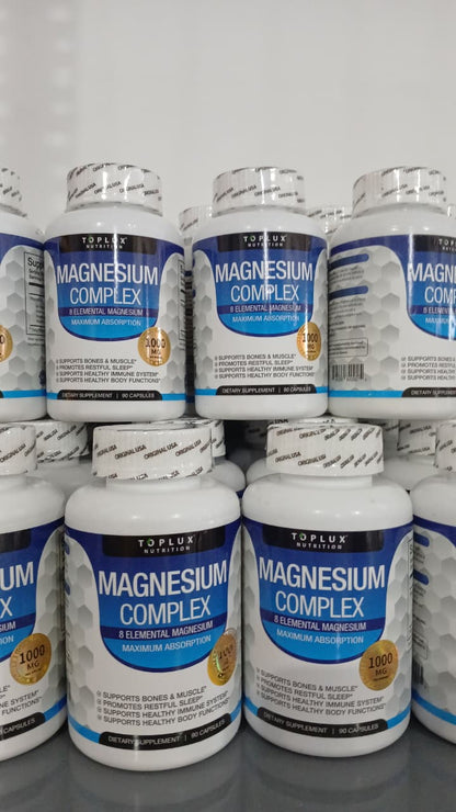 Magnesio Complex – Descansa mejor, reduce el estrés y mejora tu recuperación